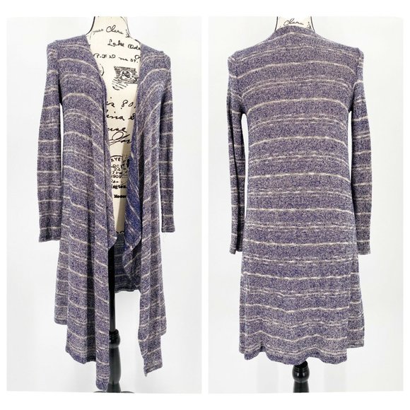 Charlotte Russe Women’s Open Front Long Cardigan Sweater Duster XS - Picture 1 of 8